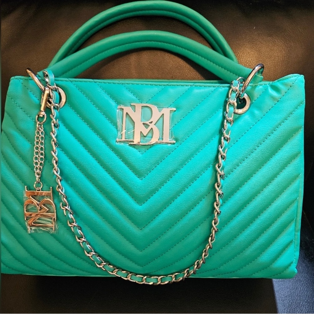 Badgley Mischka Teal Shoulder Bag
